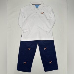 Boys Matching Puppy Dog Set